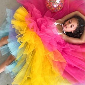 Мяч Ratatam "Confetti Multicolor", цветные конфетти, 22 см